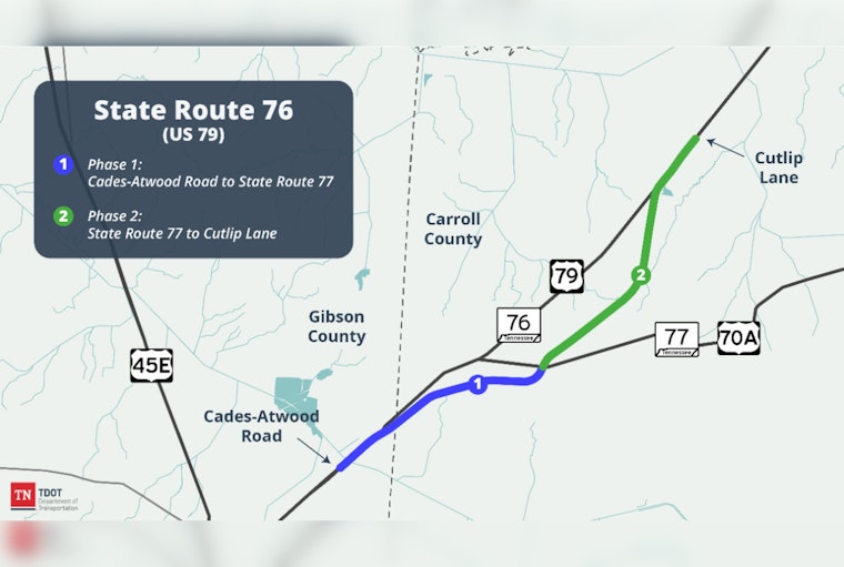 Carroll County Celebrates Opening of New SR 76 Stretch in Atwood with Ribbon-Cutting Ceremony
