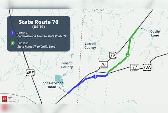 Carroll County Celebrates Opening of New SR 76 Stretch in Atwood with Ribbon-Cutting Ceremony