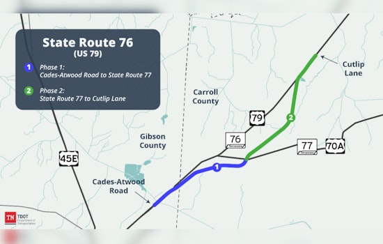 Carroll County Celebrates Opening of New SR 76 Stretch in Atwood with Ribbon-Cutting Ceremony
