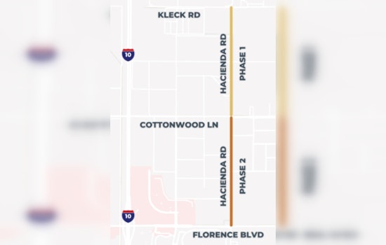Casa Grande Alert, Hacienda Road Reconstruction to Disrupt Traffic