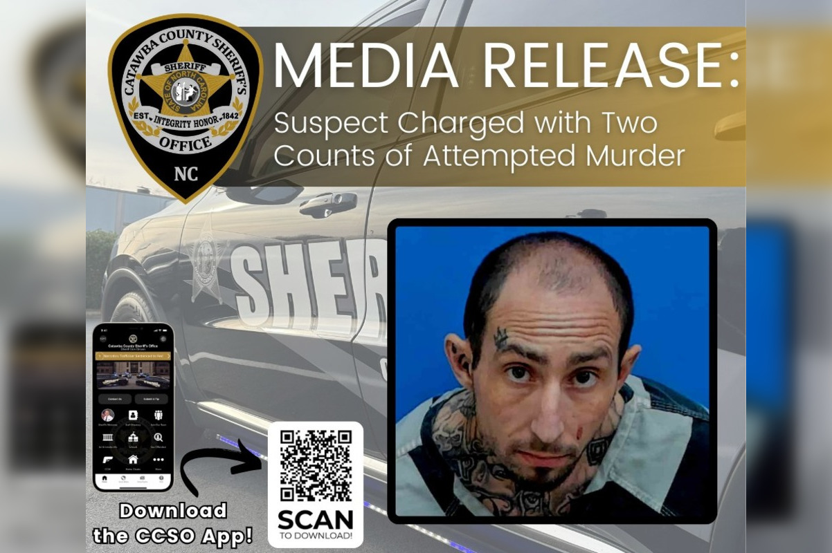 Catawba County Man Charged with Attempted Murder After Christmas Night