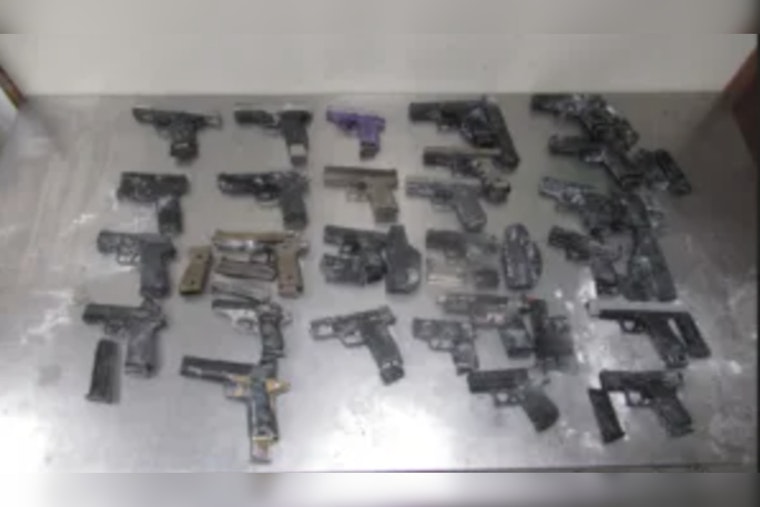 CBP Officers at Hidalgo International Bridge Intercept Large Arms Cache Bound for Mexico