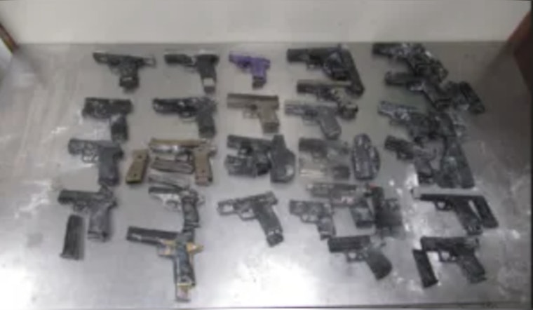 CBP Officers at Hidalgo International Bridge Intercept Large Arms Cache Bound for Mexico