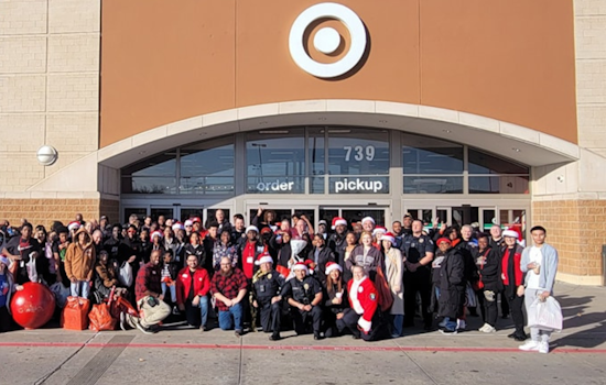 Cedar Hill Police Collaborate with Target to Deliver Holiday Cheer to Over 50 Local Kids