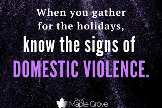 City of Maple Grove Launches Initiative to Spotlight Domestic Violence Signs and Support Resources