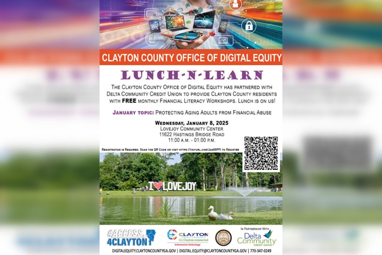 Clayton County and Delta Community Credit Union Team Up to Offer Free Financial Literacy Workshops for Seniors