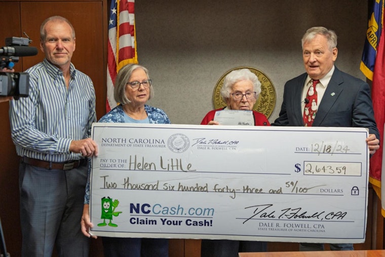 Clayton’s Nonagenarian Humanitarian Helen Little Receives $2,643.59 Boost for Her Mission in Haiti