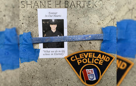 Cleveland Police Pay Tribute to Fallen Officer Shane H. Bartek on Anniversary of Line-of-Duty Death