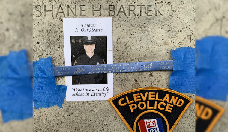 Cleveland Police Pay Tribute to Fallen Officer Shane H. Bartek on Anniversary of Line-of-Duty Death