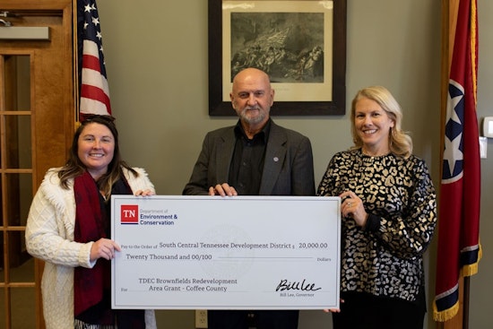 Coffee County Awarded $20,000 for Environmental and Economic Rejuvenation through Brownfield Grants