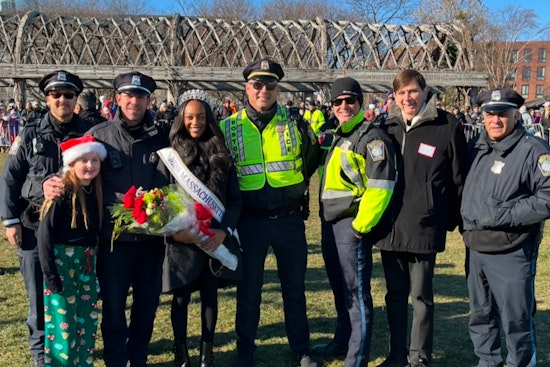 Community Spirit and Festive Cheer, Boston's North End Athletic Association Holiday Parade Unites Police and Public with Helicopter-Riding Santa Claus
