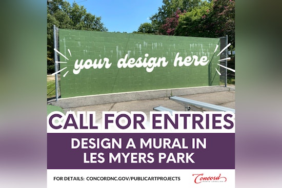 Concord Seeks Local Talent for Les Myers Park Mural Project, Celebrating Nature and Community
