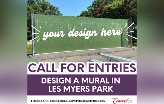 Concord Seeks Local Talent for Les Myers Park Mural Project, Celebrating Nature and Community