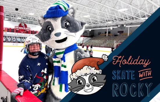 Coon Rapids Ice Center Hosts Festive 'Holiday Skate with Rocky' Event This Sunday