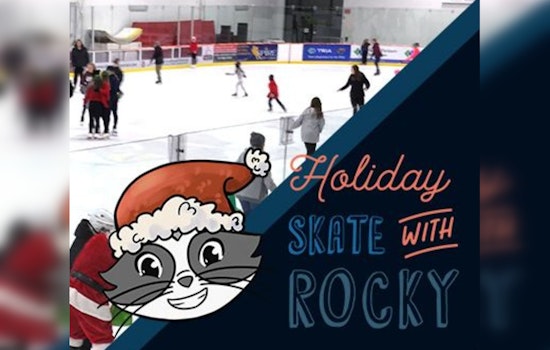 Coon Rapids Ice Center Invites Community to 'Holiday Skate with Rocky' Season Finale