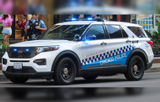 CPD Squad Car Sideswiped in Portage Park High-Speed Incident, Suspects at Large