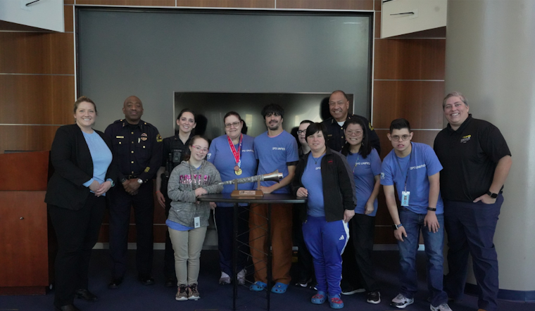 Dallas Police Department Celebrated by Special Olympics Texas with Unique Olympic Torch for Community Support