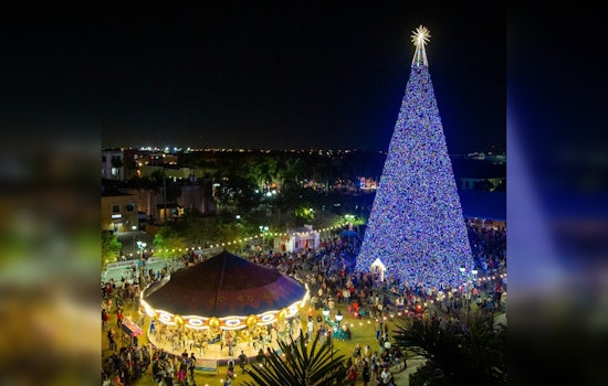 Delray Beach Celebrates 31st Annual Lighting of 100-Foot Christmas Tree at Old School Square