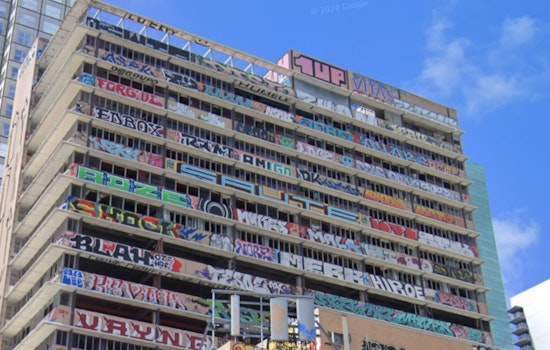 Demolition Underway for Infamous Graffiti-Covered Building in Downtown Miami