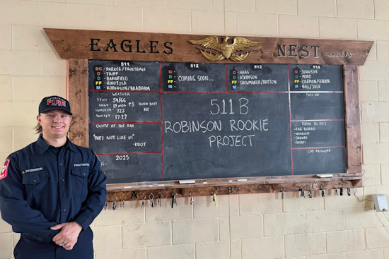 Denton County Firefighter's Craftsmanship Embodies Tradition with Handmade PAR Board