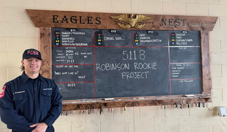 Denton County Firefighter's Craftsmanship Embodies Tradition with Handmade PAR Board