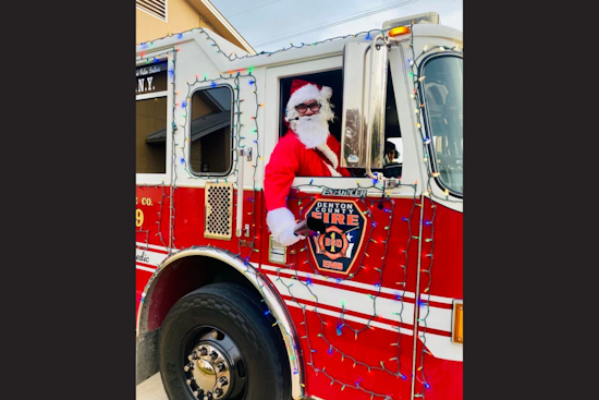 Denton County Welcomes Holiday Season with Fire Truck Santa Tour Through Argyle, Bartonville, and Beyond
