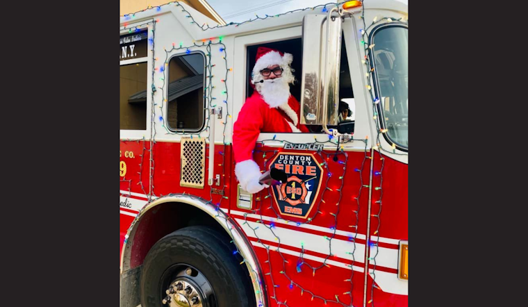 Denton County Welcomes Holiday Season with Fire Truck Santa Tour Through Argyle, Bartonville, and Beyond