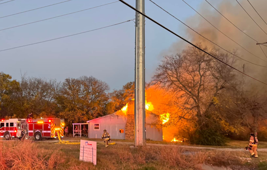 Denton Fire Department Quells Evening Blaze, No Injuries Reported