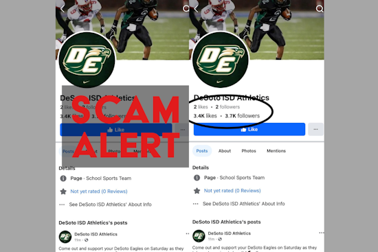 DeSoto Eagles Fans Warned by Police About Social Media Scams as Team Advances in Playoffs