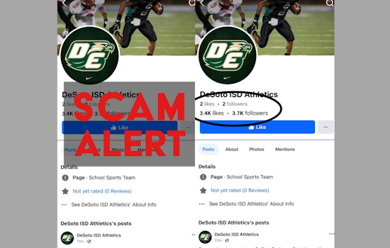 DeSoto Eagles Fans Warned by Police About Social Media Scams as Team Advances in Playoffs