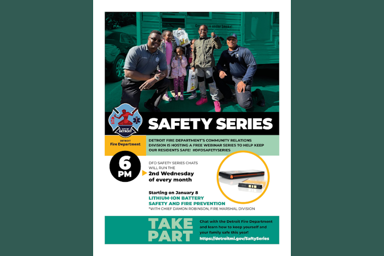 Detroit Fire Department Announces Monthly Safety Webinars to Boost Fire Prevention and Awareness