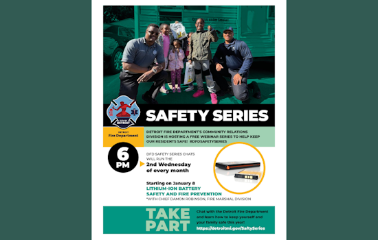 Detroit Fire Department Announces Monthly Safety Webinars to Boost Fire Prevention and Awareness