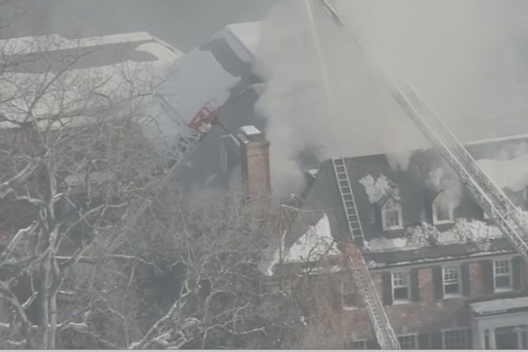 $13 Million Brookline Mansion Enveloped in Flames, Firefighters Battle Raging Inferno
