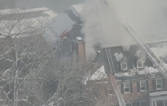 $13 Million Brookline Mansion Enveloped in Flames, Firefighters Battle Raging Inferno