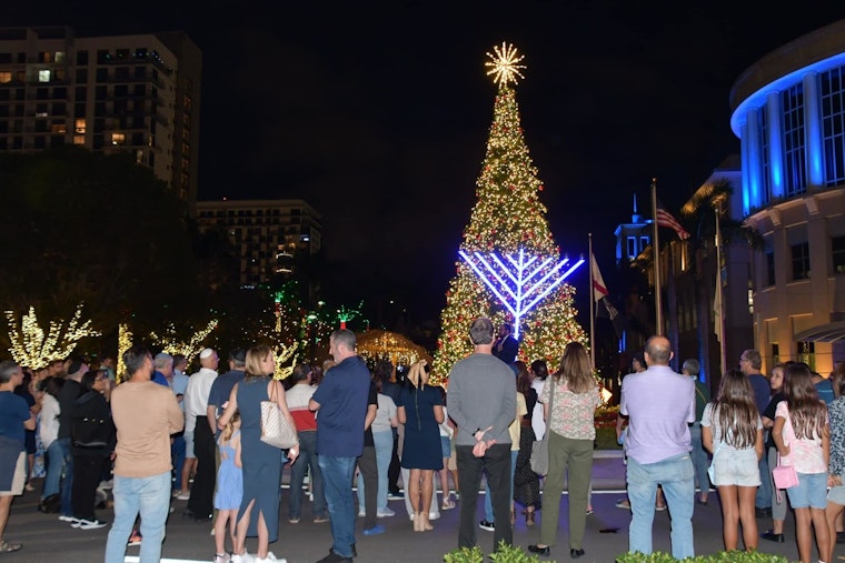 Doral's Jewish Community Celebrates Hanukkah with Unity and Hope at Menorah Lighting Ceremony