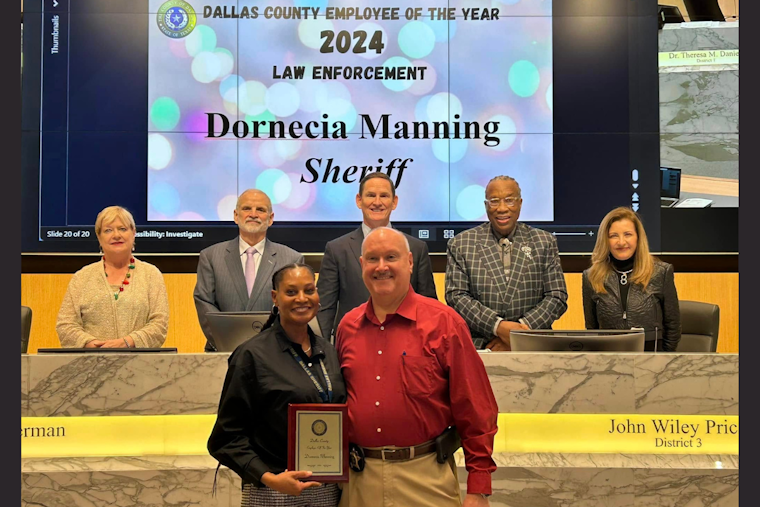Dornecia Manning Honored as Dallas County Law Enforcement Employee of the Year 2024