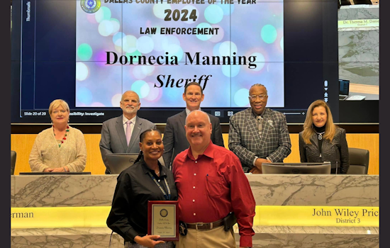 Dornecia Manning Honored as Dallas County Law Enforcement Employee of the Year 2024