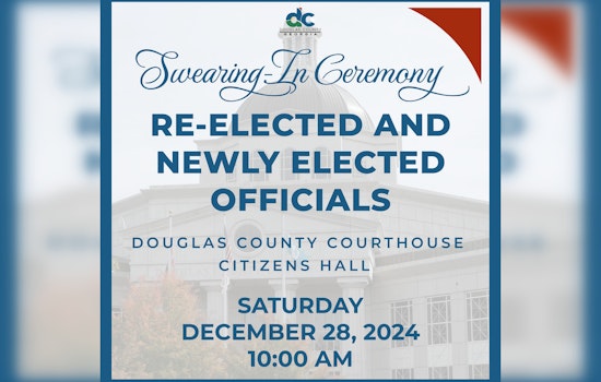 Douglas County Invites Residents to Attend Swearing-In Ceremony at Citizen’s Hall