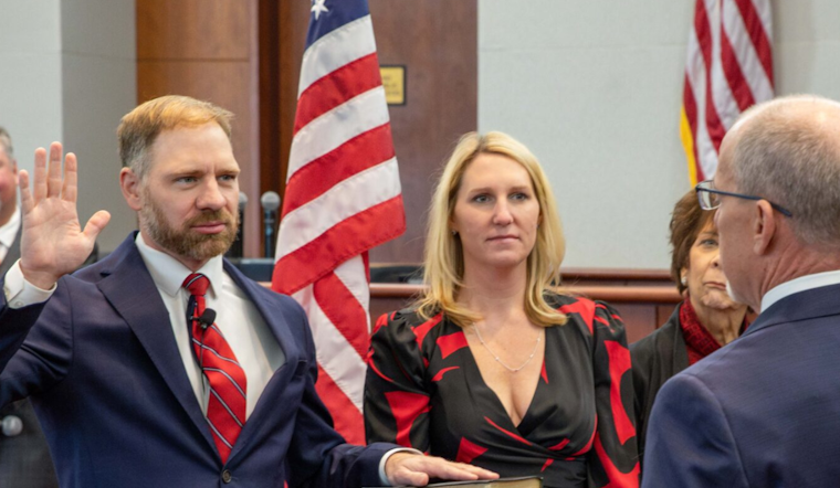 Douglas County Welcomes New Commissioner Kevin Van Winkle in Early Swearing-In Ceremony