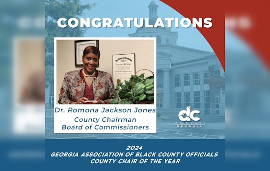 Douglas County's Dr. Romona Jackson Jones Honored as County Chair of the Year by Georgia Association of Black County Officials