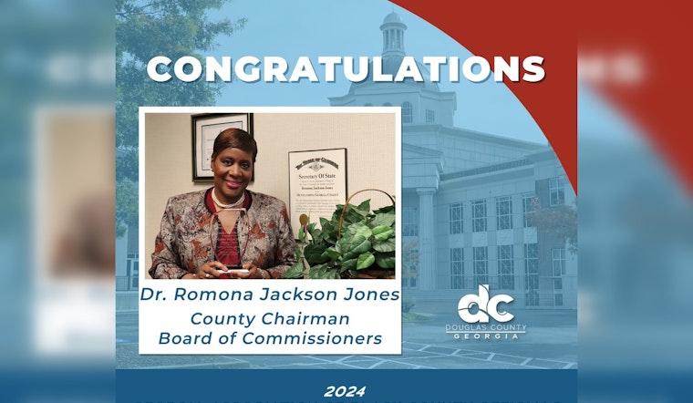 Douglas County's Dr. Romona Jackson Jones Honored as County Chair of the Year by Georgia Association of Black County Officials