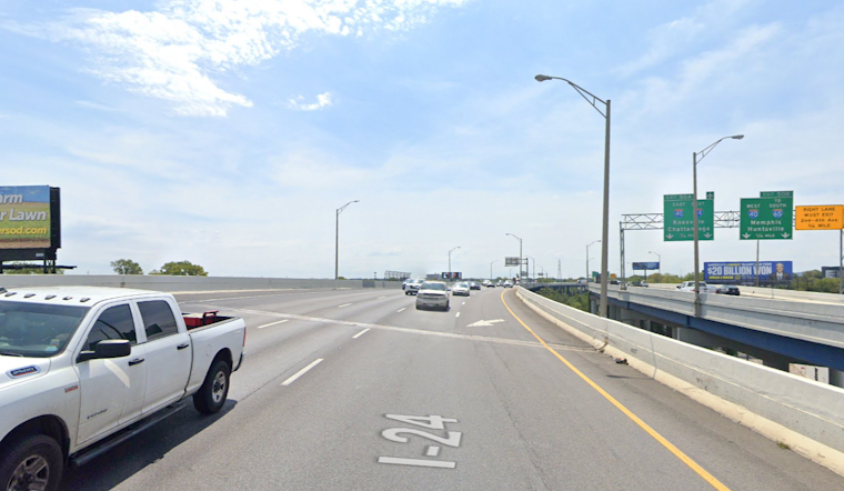 Downtown Nashville Traffic Snarled After I-24 West Shooting, Suspect At Large