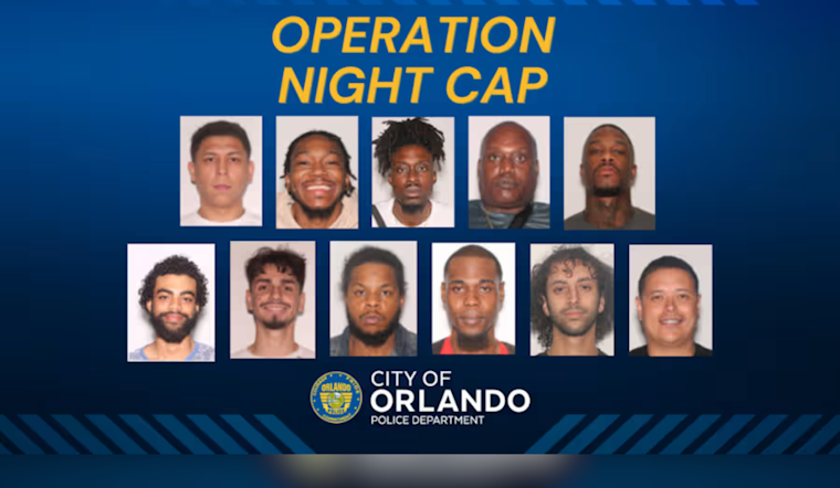 Downtown Orlando Sting Operation "Operation Night Cap" Leads to 85 Charges and Multiple Arrests for Illegal Drug Sales