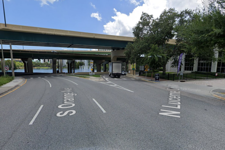 Downtown Orlando Traffic at Standstill Following Multivehicle Collision on N. Lucerne Circle West