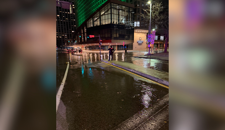 Downtown Pittsburgh Faces Road Shutdown after Major Water Main Break Near Point State Park