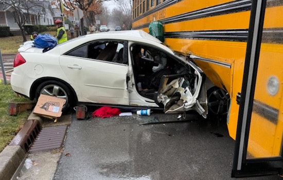 Driver Injured as Car Crashes Into Zionsville Community School Bus, No Students Harmed
