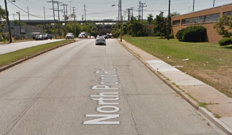 Driver Injured as Concrete Chunk Falls from Railroad Bridge in Baltimore, Traffic Restructured on North Point Road