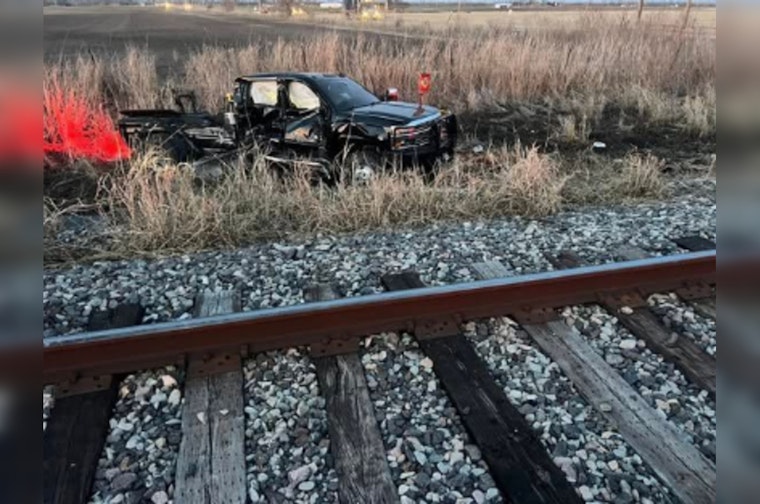 Driver Injured as Train Collides with Truck in Canadian County near Yukon