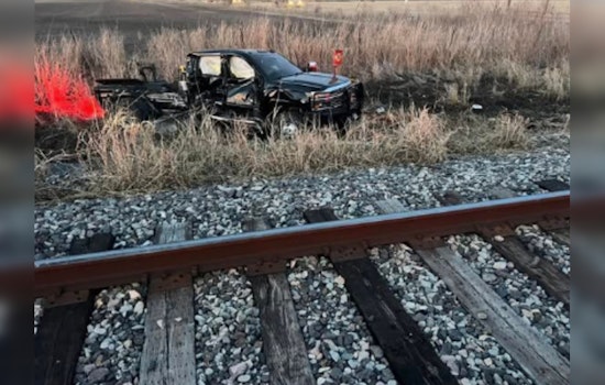 Driver Injured as Train Collides with Truck in Canadian County near Yukon