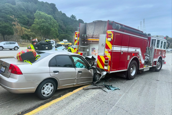 Driver Sustains Serious Injuries After Colliding with Fire Engine on Oakland's SR-24, CHP Reports